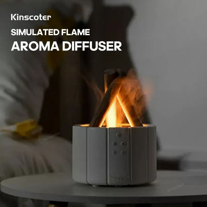 Kinscoter Simulated Flame Aroma Diffuser Bonfire Air Humidif | Inspire ...