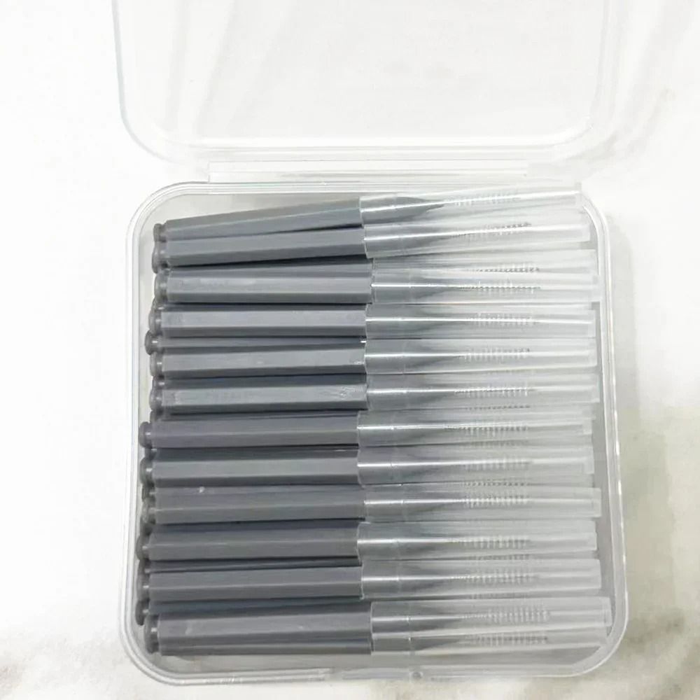 60 Pack Interdental Brushes Tooth Push Pull Oral Hygiene Tool for Food and Plaque Removal