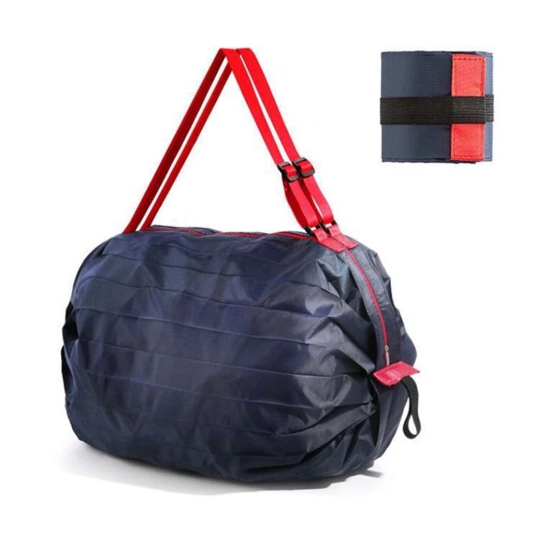 Large Capacity Foldable Shopping Travel Bag Portable Shoulder Storage Tote