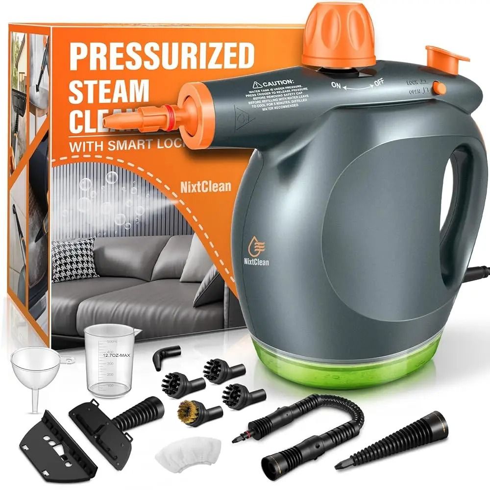 Steam Lock Device Powerful Handheld Steam Cleaner with Safety Lock and Deterge | Inspire ...