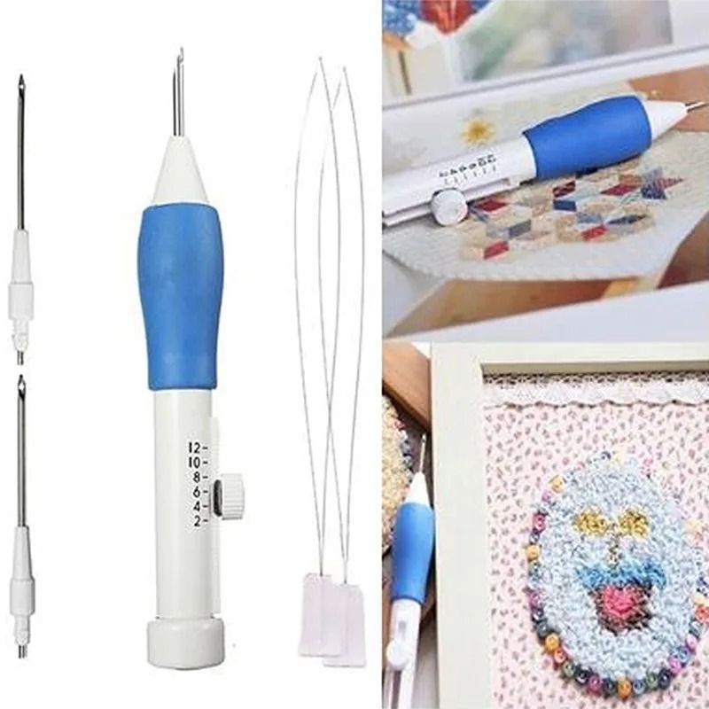 Embroidery Punch Needle Kit Stitching Tool Set Magic Needle | Inspire ...
