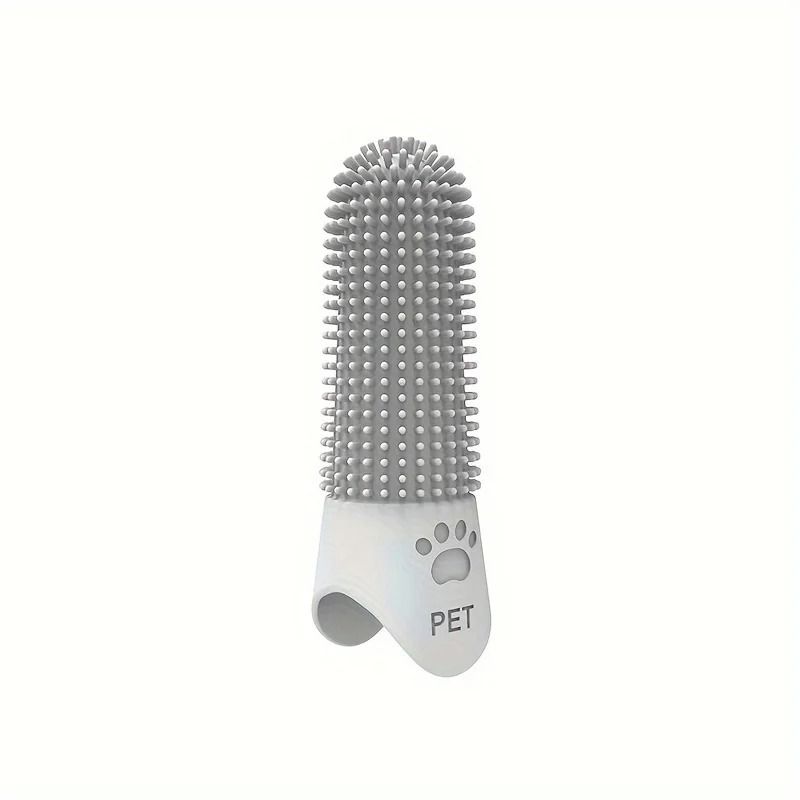 Soft Silicone Finger Toothbrush 360 Degree Pet Tooth Cleaning Brush for Dogs and Cats