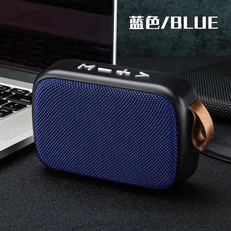 Wireless Portable Mini Speaker with Subwoofer Sound and Fabric Design