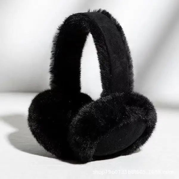 Classic Winter Ear Muffs with Soft Plush Ear Warmers for Outdoor Comfort