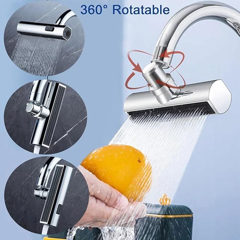Splash Less Nozzle Three Mode Swivel Extension Faucet Nozzle With Splash Proof | Inspire ...