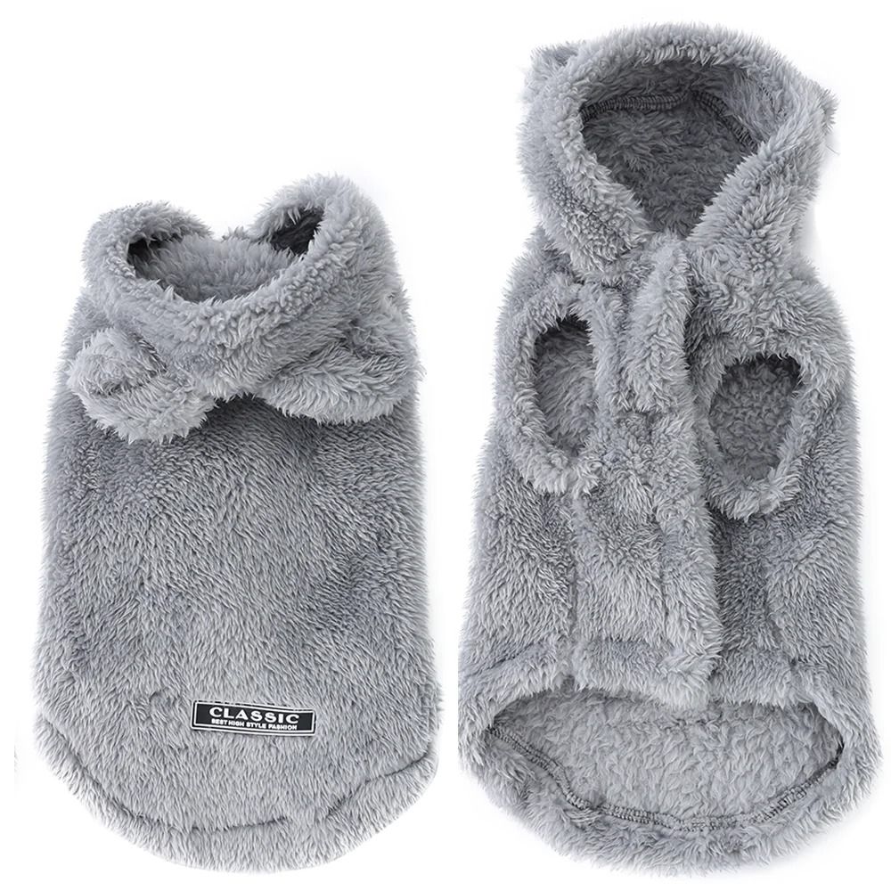 Soft Pet Fleece Coat with Rabbit Ears for Small and Medium Dogs and Cats