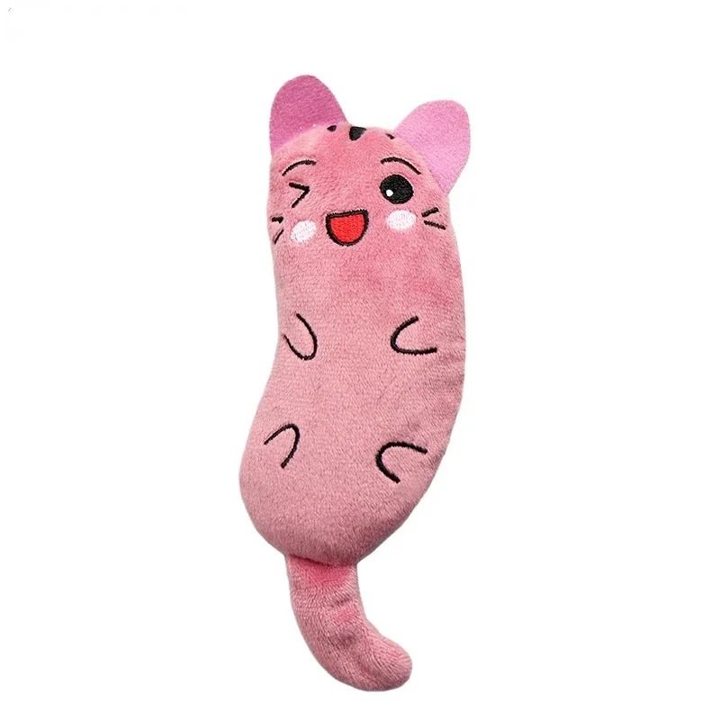 Catnip Chewing Plush Toy for Cats Teeth Grinding and Interactive Play