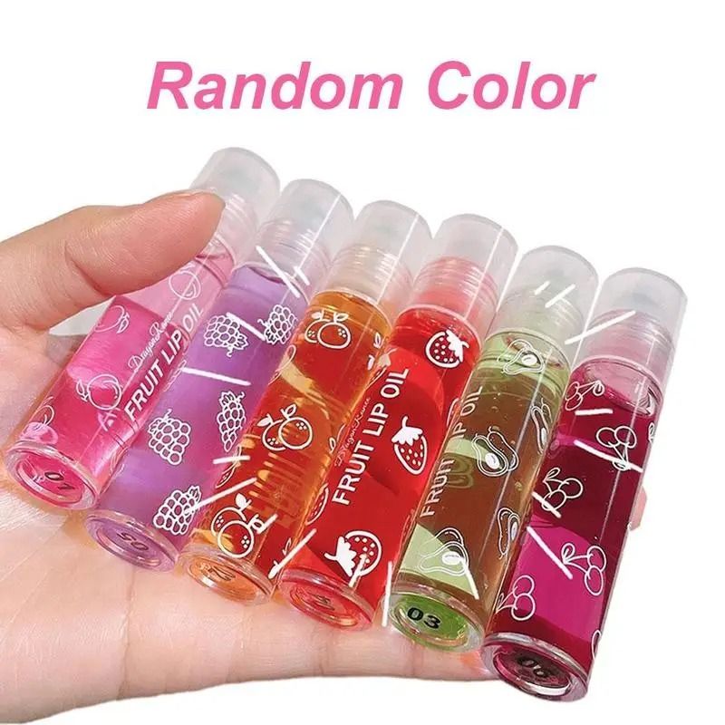 Roll On Fruit Essence Lip Balm Moisturizing Lip Oil Hydrating Gloss