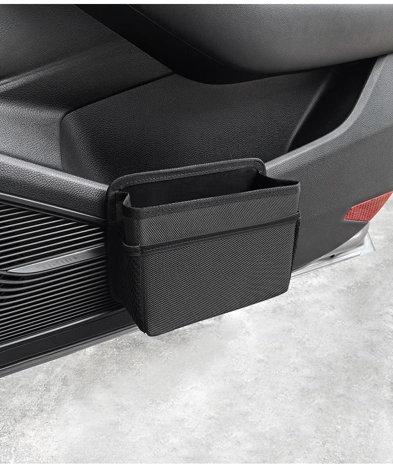 Car Seat Back Hanging Storage Bag with Compact Side Organizer