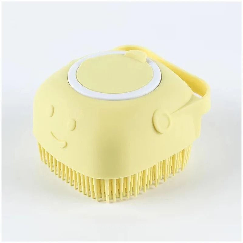 Pet Dog Shampoo Brush Silicone Bath Scrubber Massage Comb for Cats