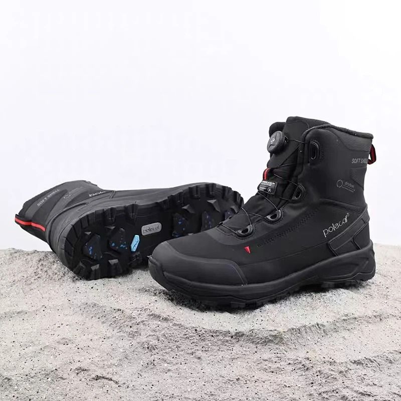 Mens Winter Snow Boots Warm Fur Lined Non Slip Ankle Outdoor Footwear