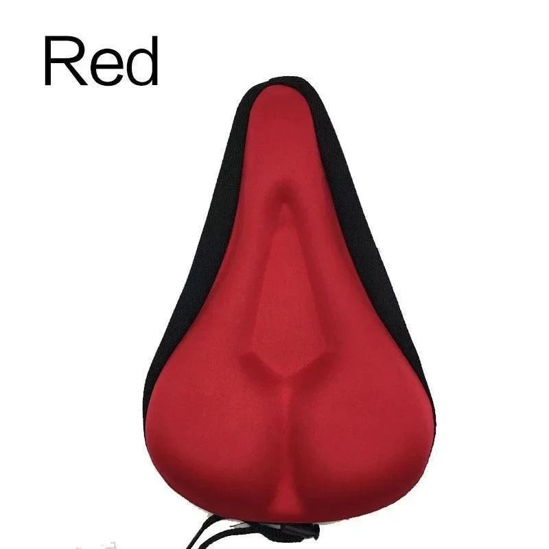 Wide Gel Bicycle Seat Cushion Soft Padded Saddle Cover for Mountain and Exercise Bikes
