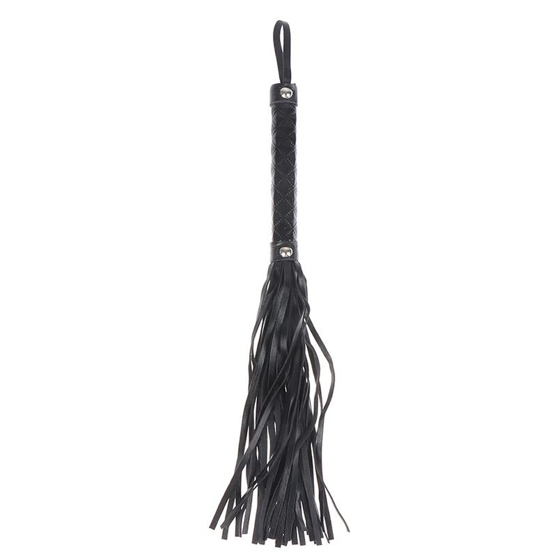 Non Slip Leather Braided Horse Riding Crop Whip