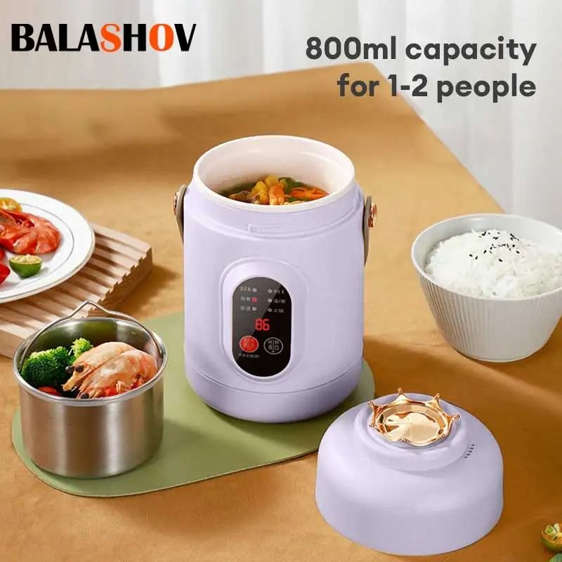Portable Multifunction Electric Rice Cooker Travel Mini Hot | Inspire ...
