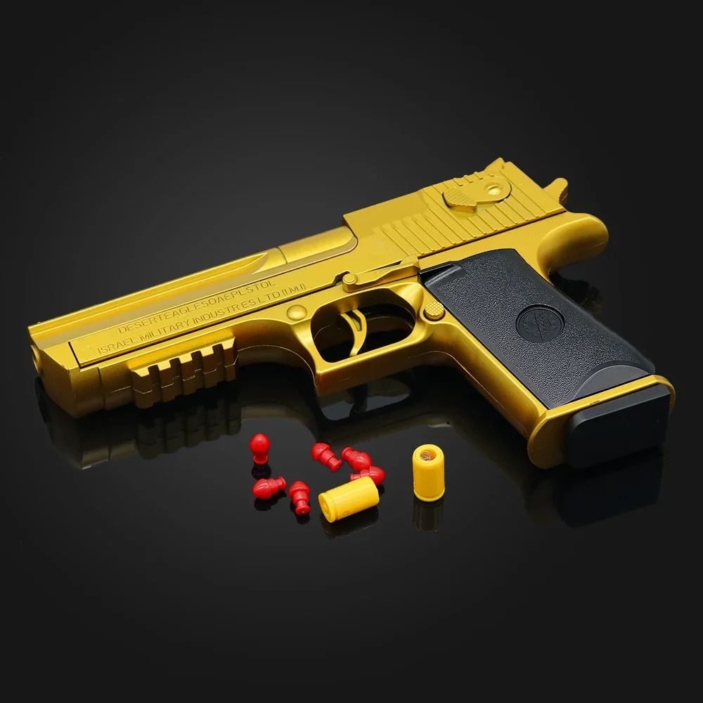 Automatic Airsoft Toy Gun with Ejecting Shells Soft Bullet B | Inspire ...