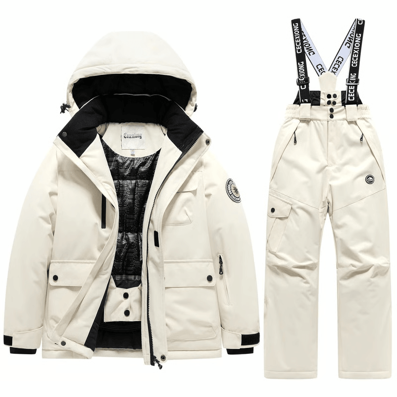 Kids Waterproof Ski Jacket and Snow Pants Set for Warm, Dry Winter Play Kids