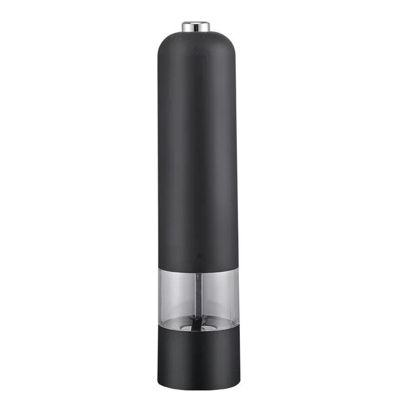 Electric Salt and Pepper Grinder Set with Adjustable Coarseness and LED Light for Home Kitchen Cooking