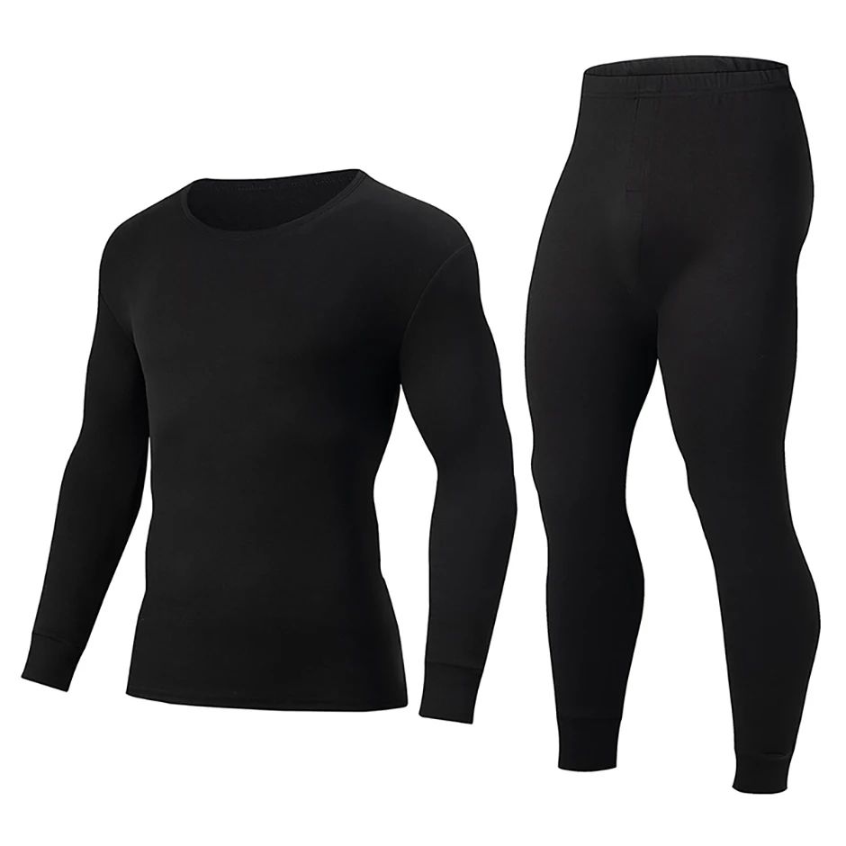 Mens Thermal Underwear Set for Winter Warmth, Breathable Comfort, and Easy Layering