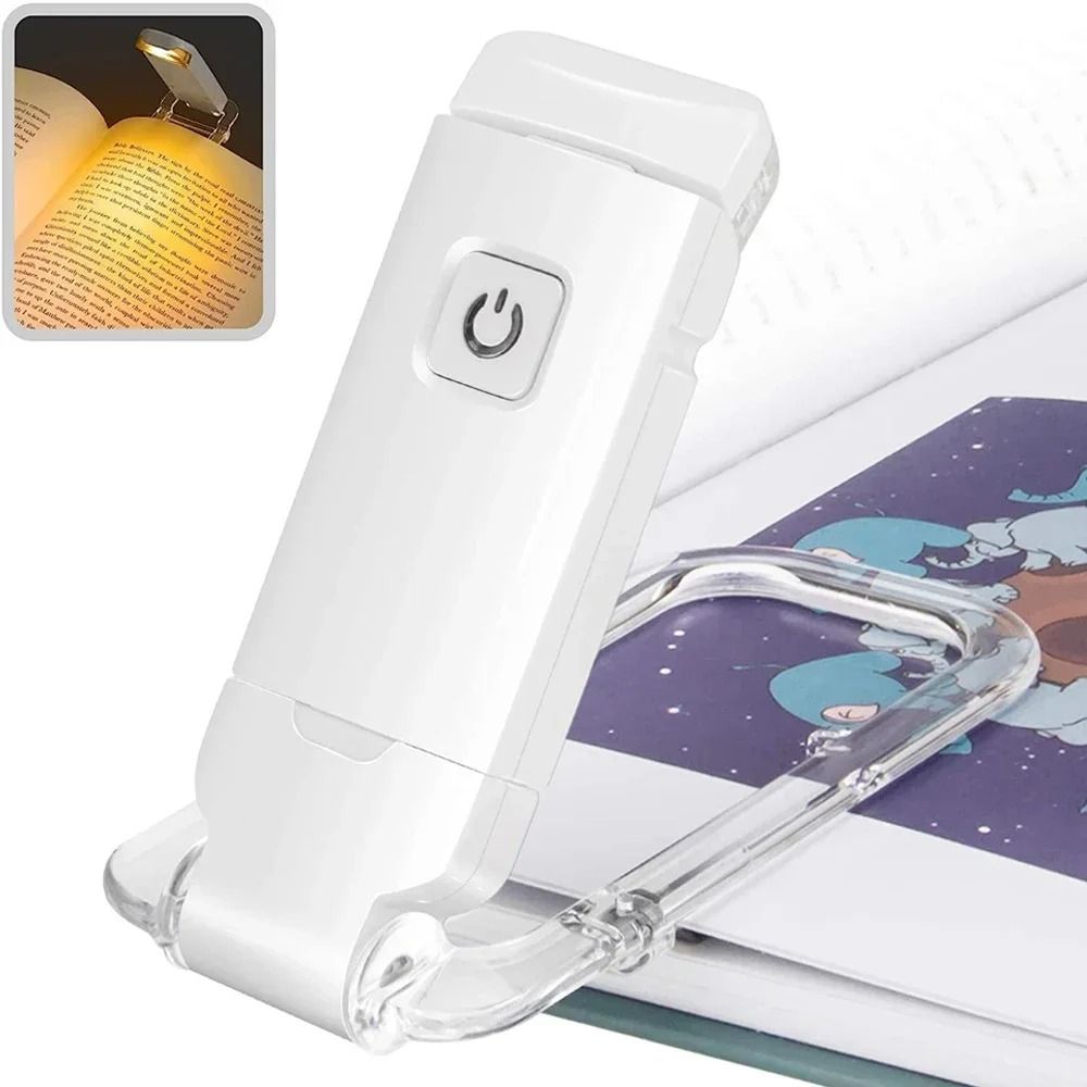 Mini LED Clip On Book Light Portable Reading Lamp with Eye P | Inspire ...