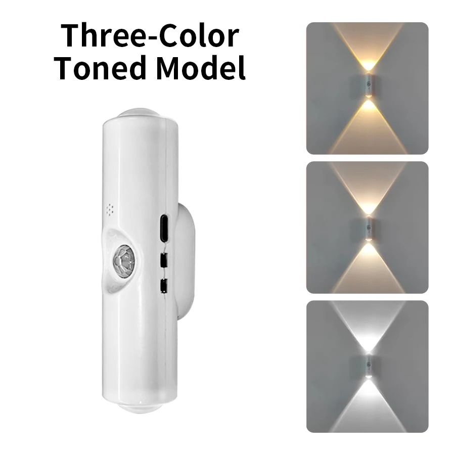 Smart RGB Gradient Motion Sensor Rechargeable Wall Light