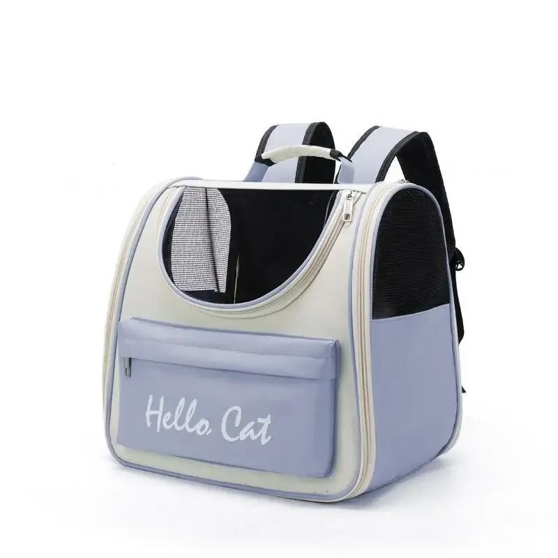 Transparent Pet Carrier Backpack Windproof Travel Bag for Cats and Small Dogs