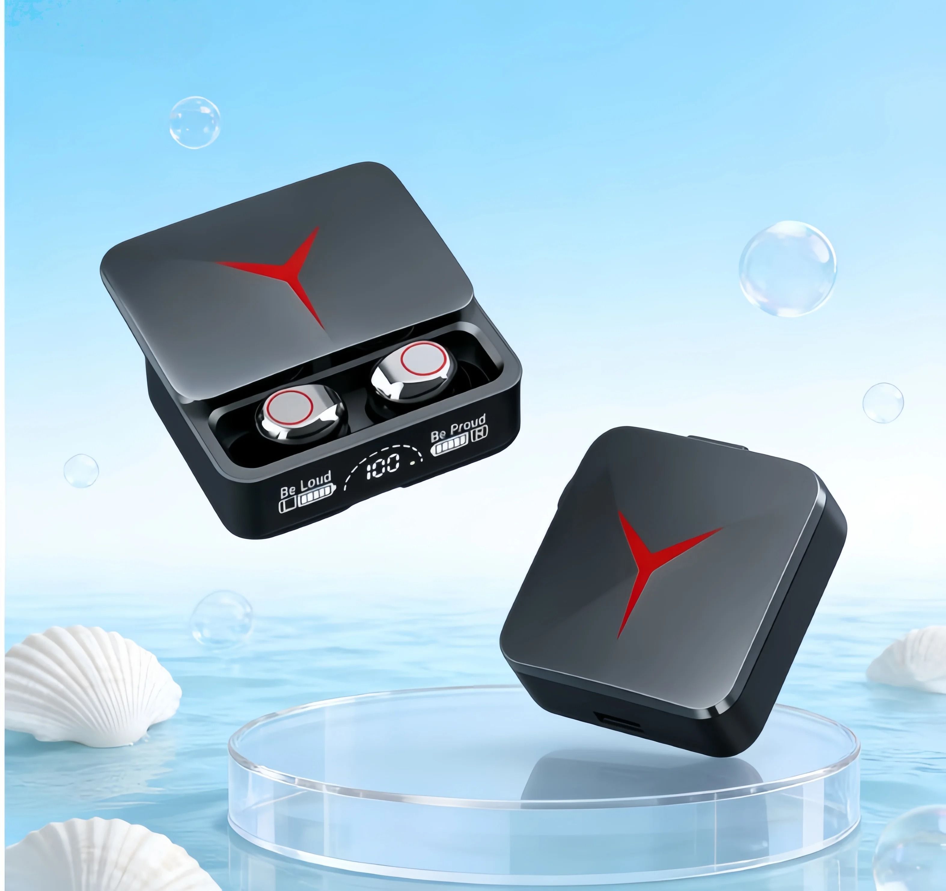 Wireless TWS Bluetooth Earbuds with Touch Control and HiFi Stereo Sport Gaming Headset