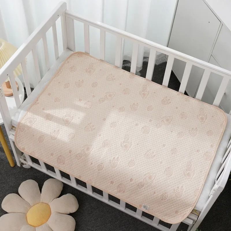 Diaper Changing Pad Waterproof Washable Reusable Cotton Nappy Mat for Newborn and Infant
