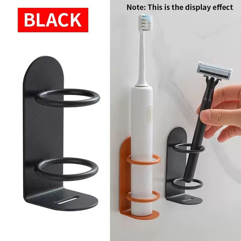 Multi-Functional Metal Toothbrush Holder – No-Drilling Wall-Mounted Organizer