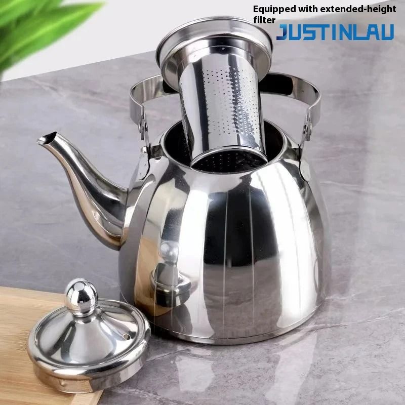 Stainless Steel Tea Pot with Filter – 1L/1.5L/2L Large Capac | Inspire ...