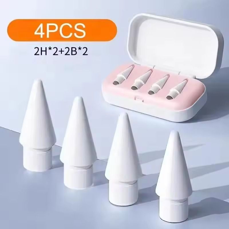 Clear Replacement Pen Tips for Apple Pencil (1st, 2nd, & 3rd Gen) – 6-Piece Mute Smooth Writing Nibs