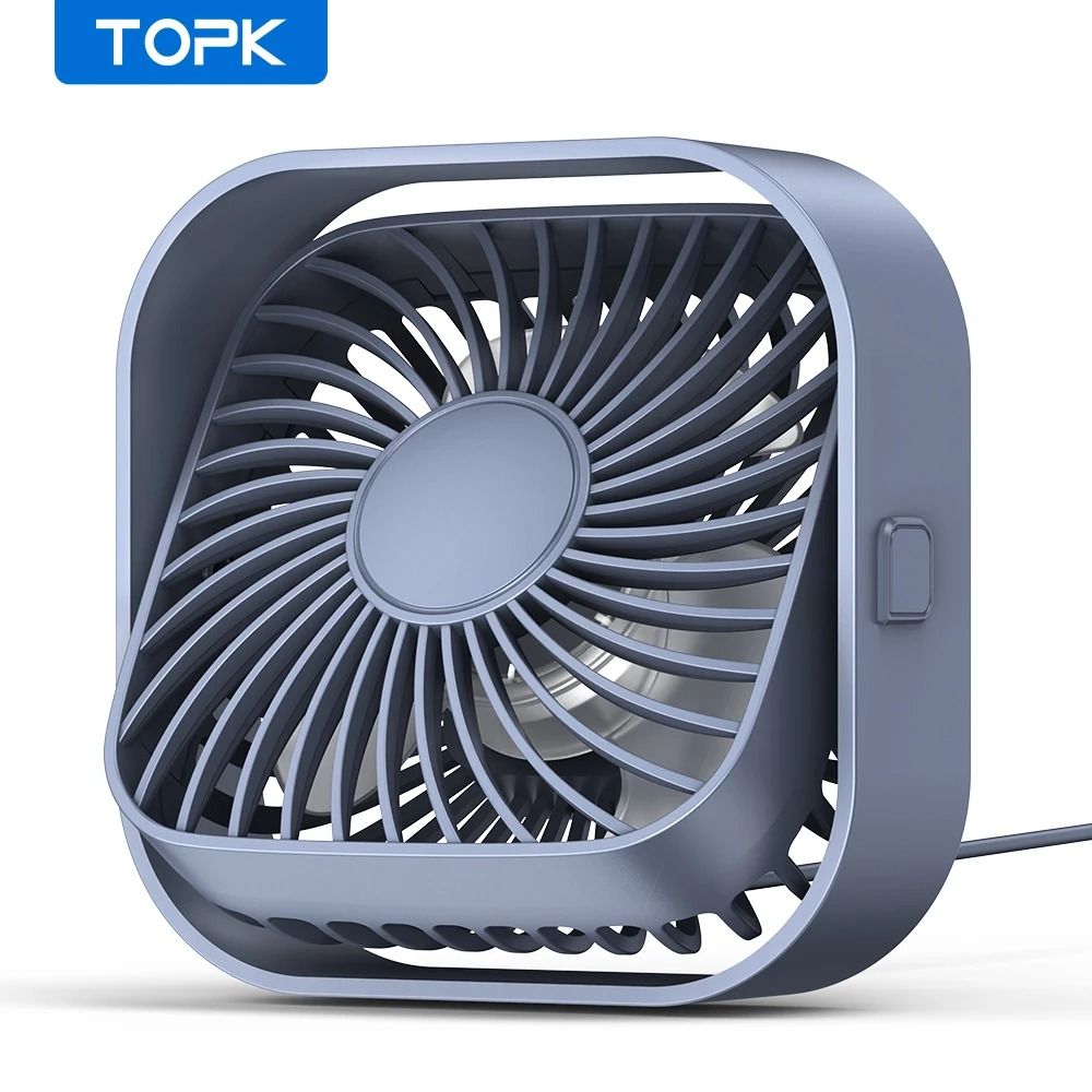 TOPK Mini Portable USB Desk Fan – Powerful Airflow & Ultra-Q | Inspire ...