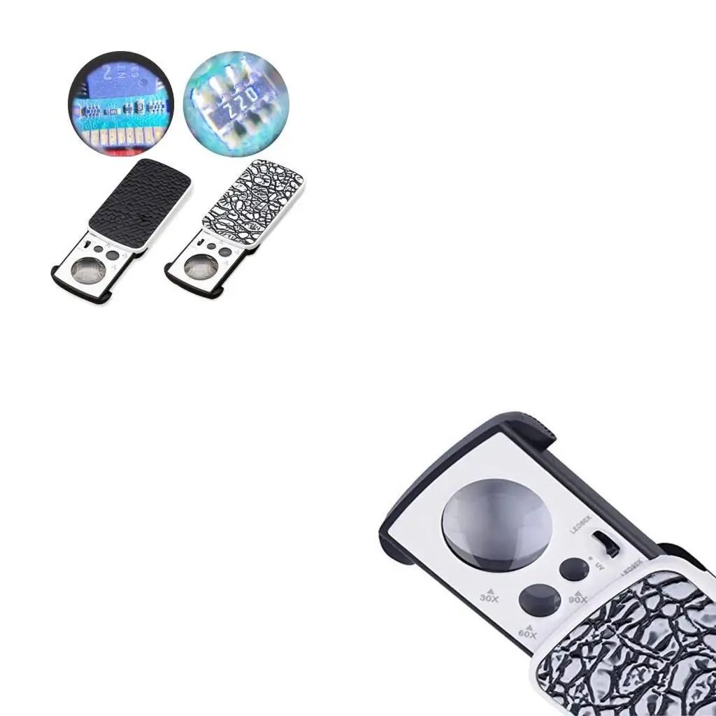 Pocket Jewelry Loupe Magnifier with Multi-Level LED Illumination