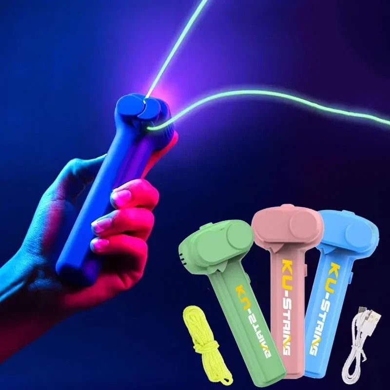 Led String Light Toy Portable LED Luminous String Launcher Toy | Inspire Uplift