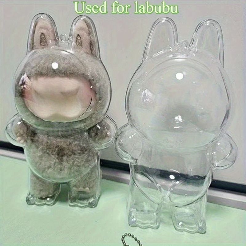 Transparent Protective Storage Cover for Labubu Monster Doll