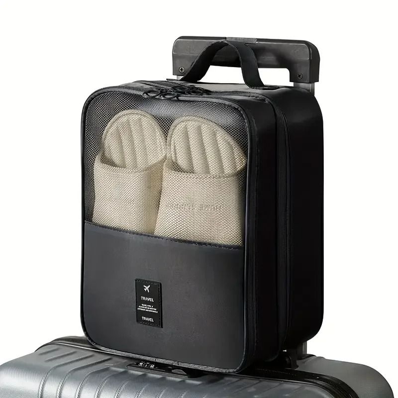 3-Layer Portable Travel Shoe Storage Bag