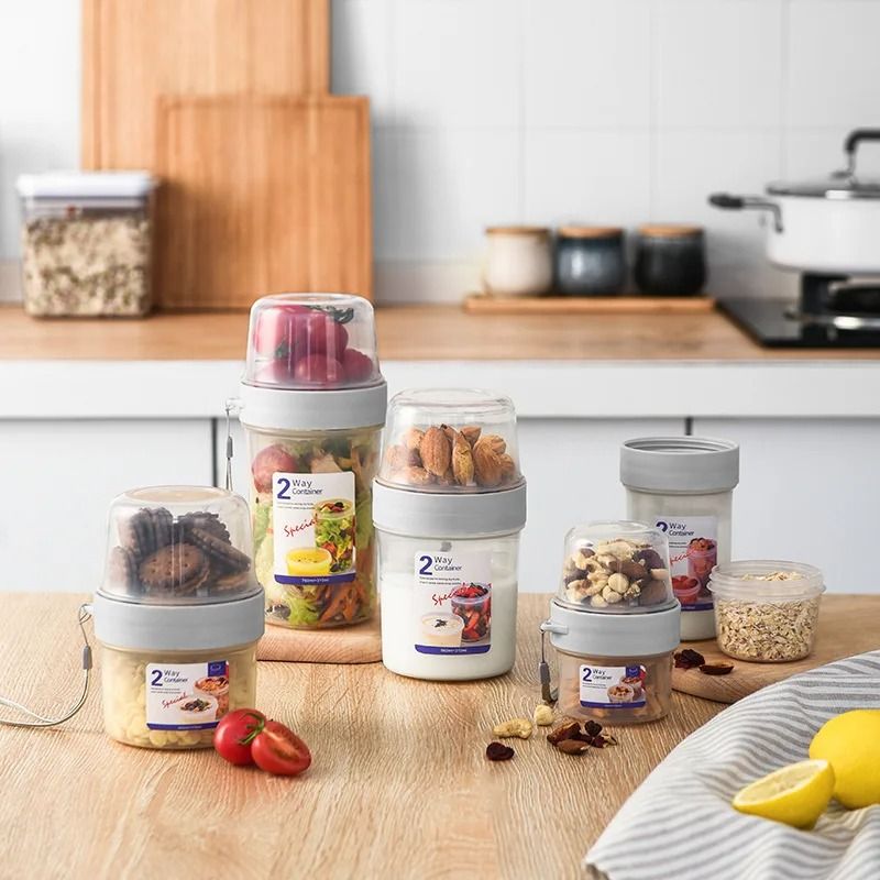 Portable Breakfast Oatmeal & Yogurt Sealed Container | Inspire Uplift