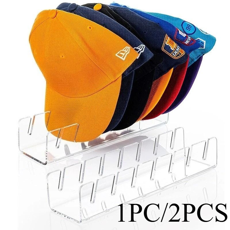 Acrylic Baseball Hat Storage and Display Rack | Inspire Uplift