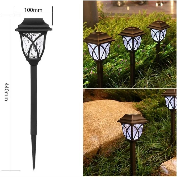 Nordic-Style LED Solar Lawn Pathway Lights