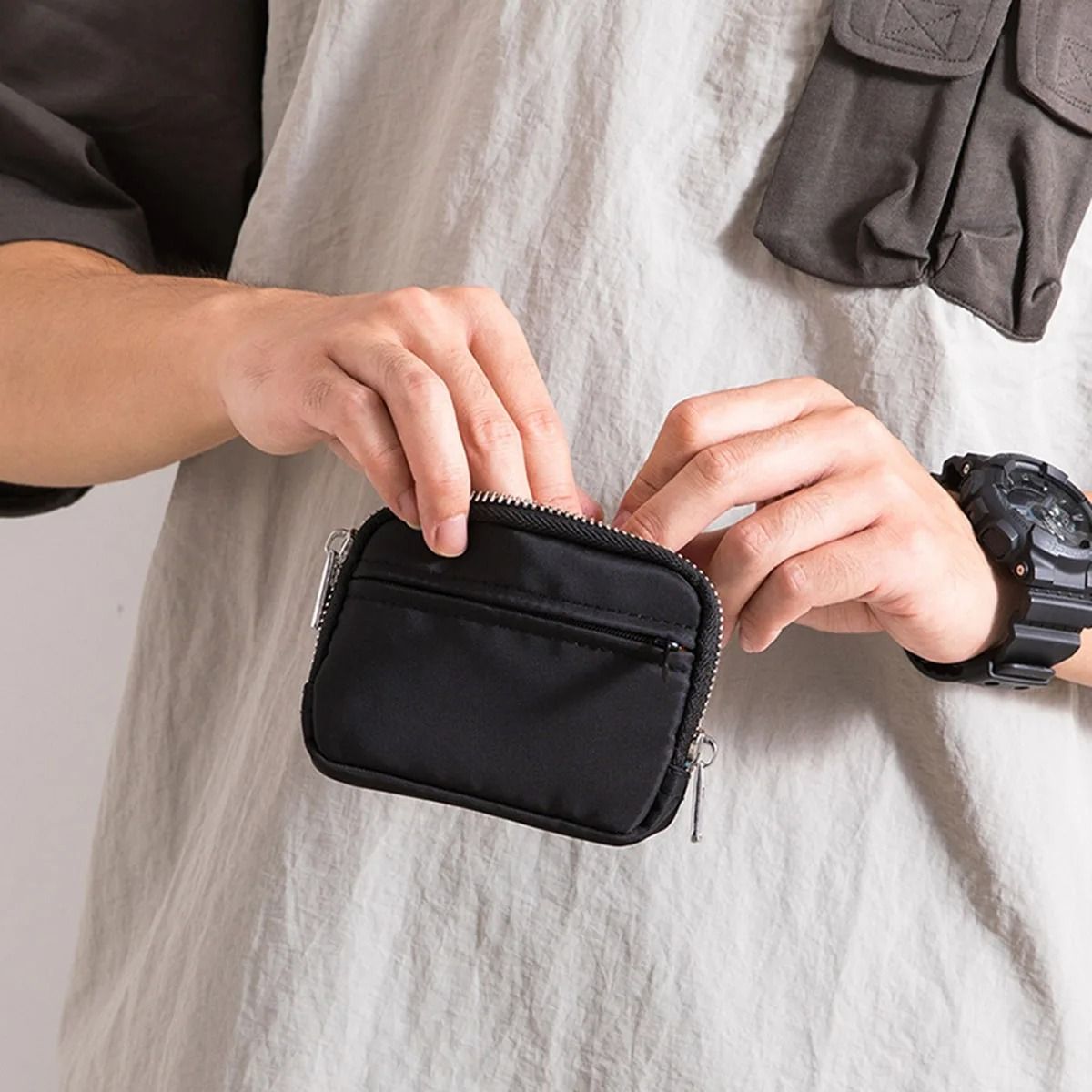 Slim-Style Waterproof Nylon Small Wallet and Keychain | Inspire Uplift