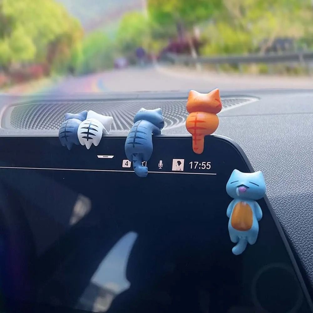 Cat Figurine Screen Edge and Dashboard Decor | Inspire Uplift