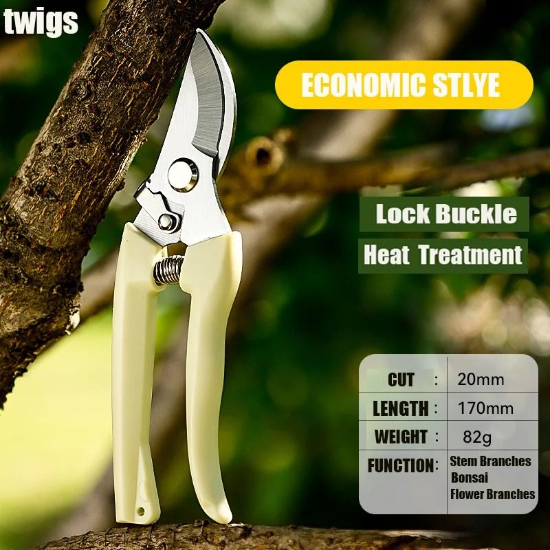 Professional Garden Orchard Shears - High-Performance Tree Trimmers with SK5 Steel Blades