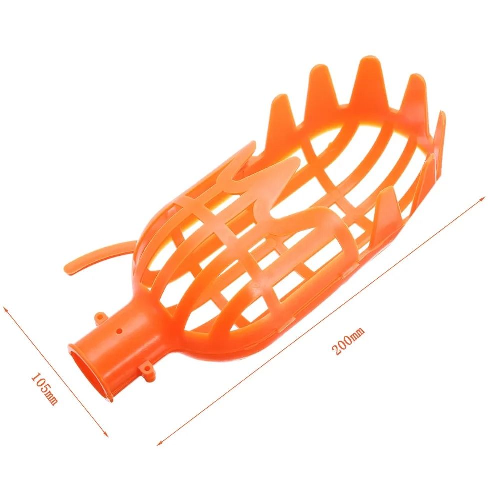 Plastic Fruit Picker Catcher - Handheld Garden Harvesting Tool for Apples, Pears, and Peaches