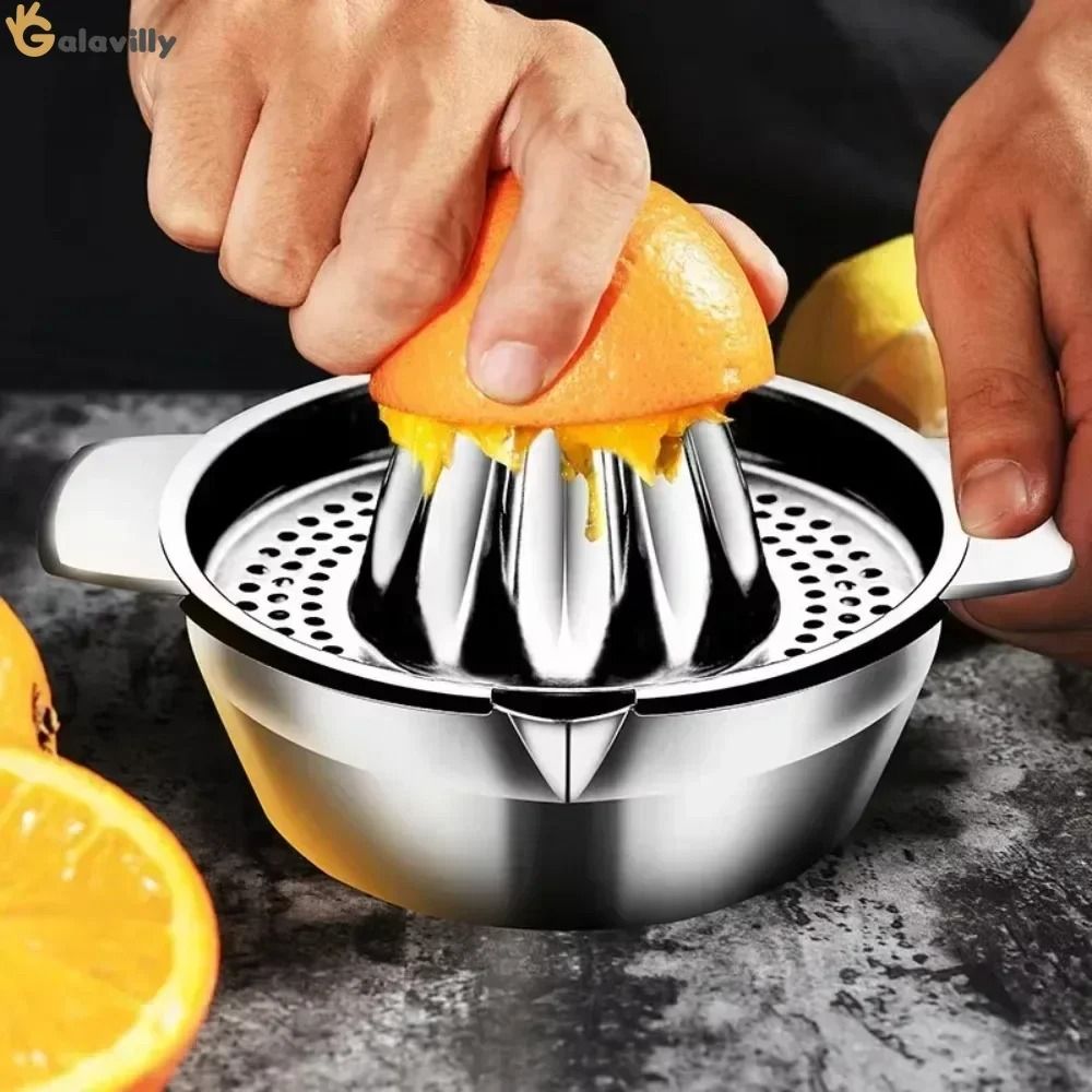 304 Stainless Steel Manual Citrus Juicer – High-Performance Hand-Pressed Juice Maker