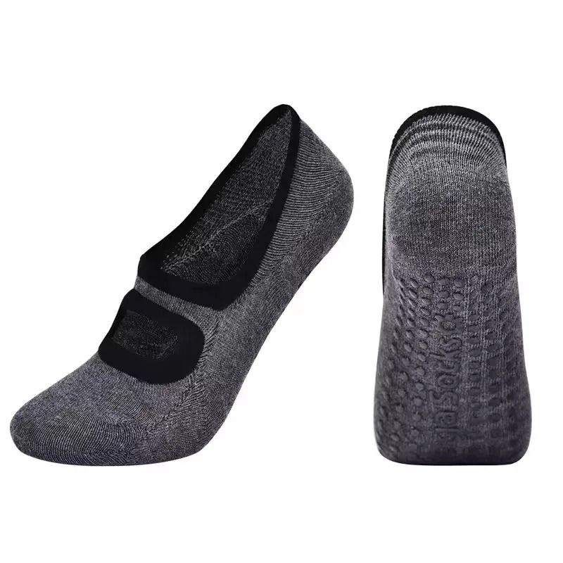 Plus Size Multi-Colored Yoga Socks – High-Performance Anti-Slip Pilates & Ballet Fitness Socks