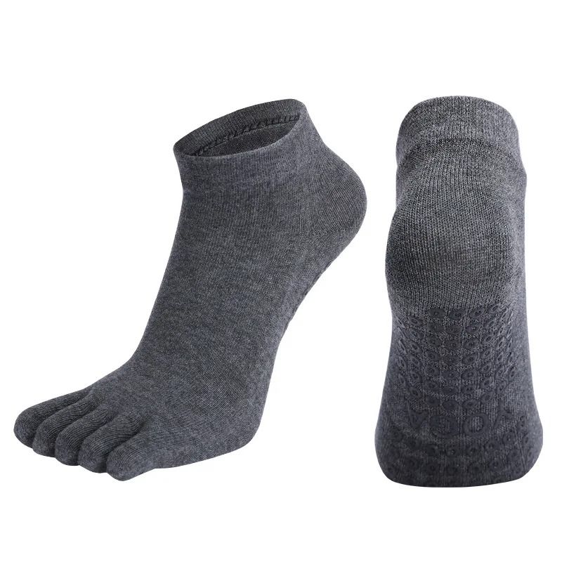 Five-Finger Non-Slip Yoga Socks – High-Performance Pilates & Dance Gym Socks with Quick-Dry Elasticity