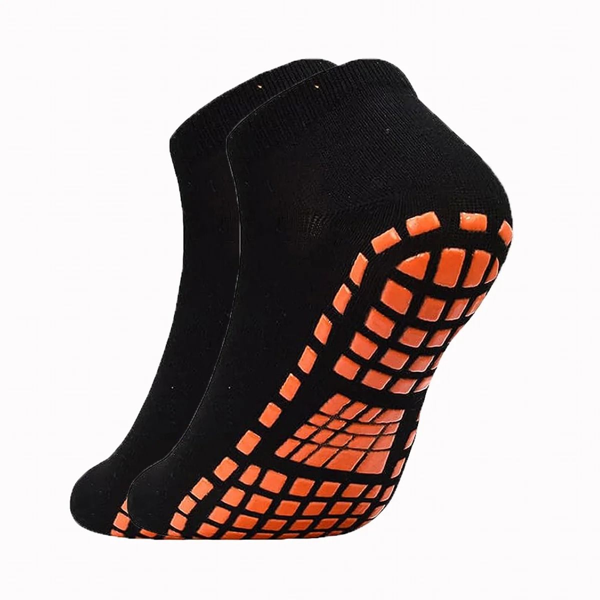 Unisex Silicone Non Slip Grip Trampoline Socks Yoga Pilates Hospital Indoor Sports Socks