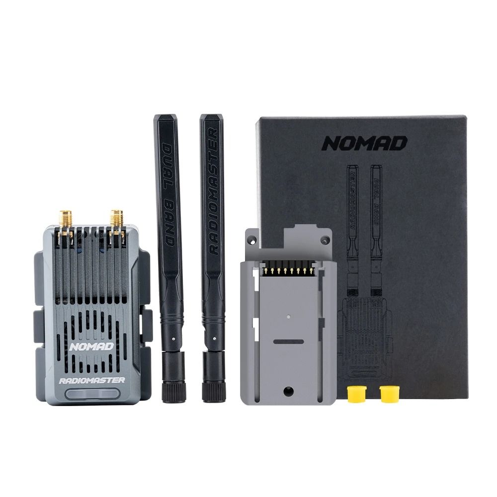 Radiomaster Nomad Dual Band Gemini ELRS Module | Built-in RGB Light Strip with Nano/Micro Adapters