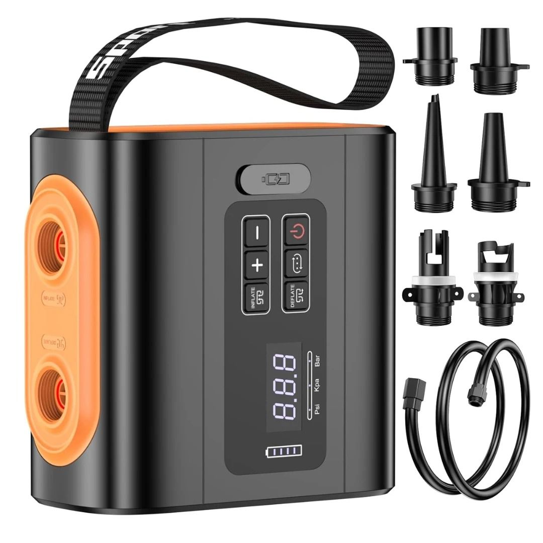WESTTUNE Wireless Air Pump | Portable Electric MINI Inflatable Pump for Outdoor Mats and Travel