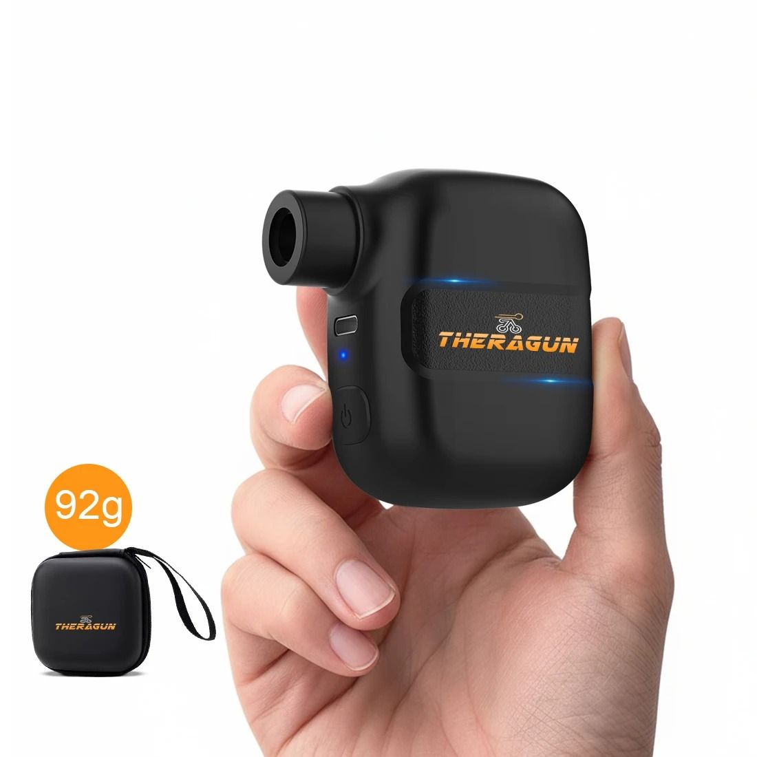 Mini Portable Electric Bicycle Pump | 100PSI Rechargeable Smart Inflator with Type-C Fast Charge