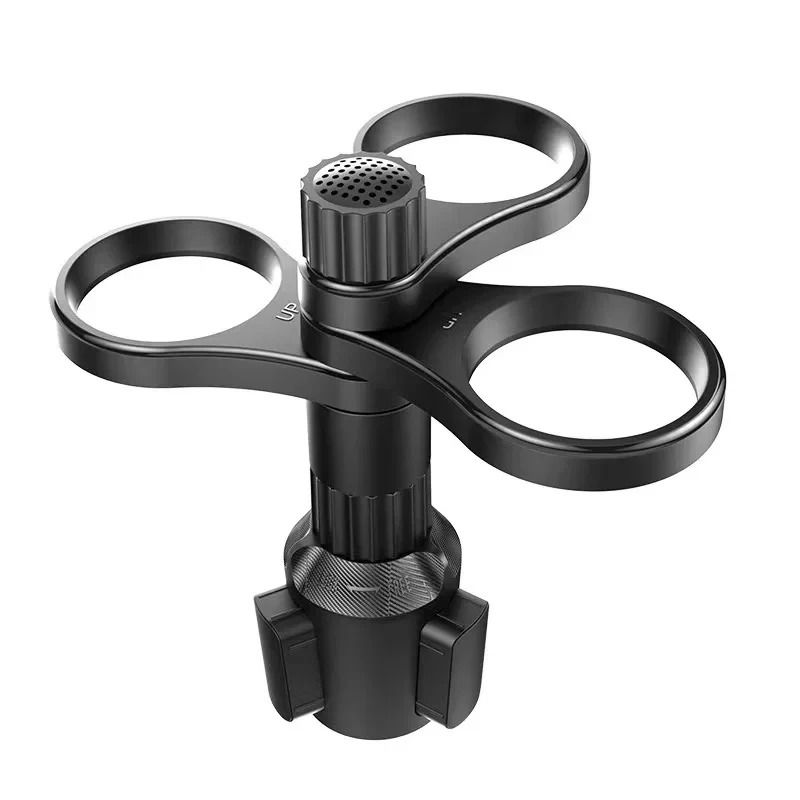 360 Rotating Car Cup Holder Expander | Adjustable Base Beverage Bottle Bracket & Insert Support